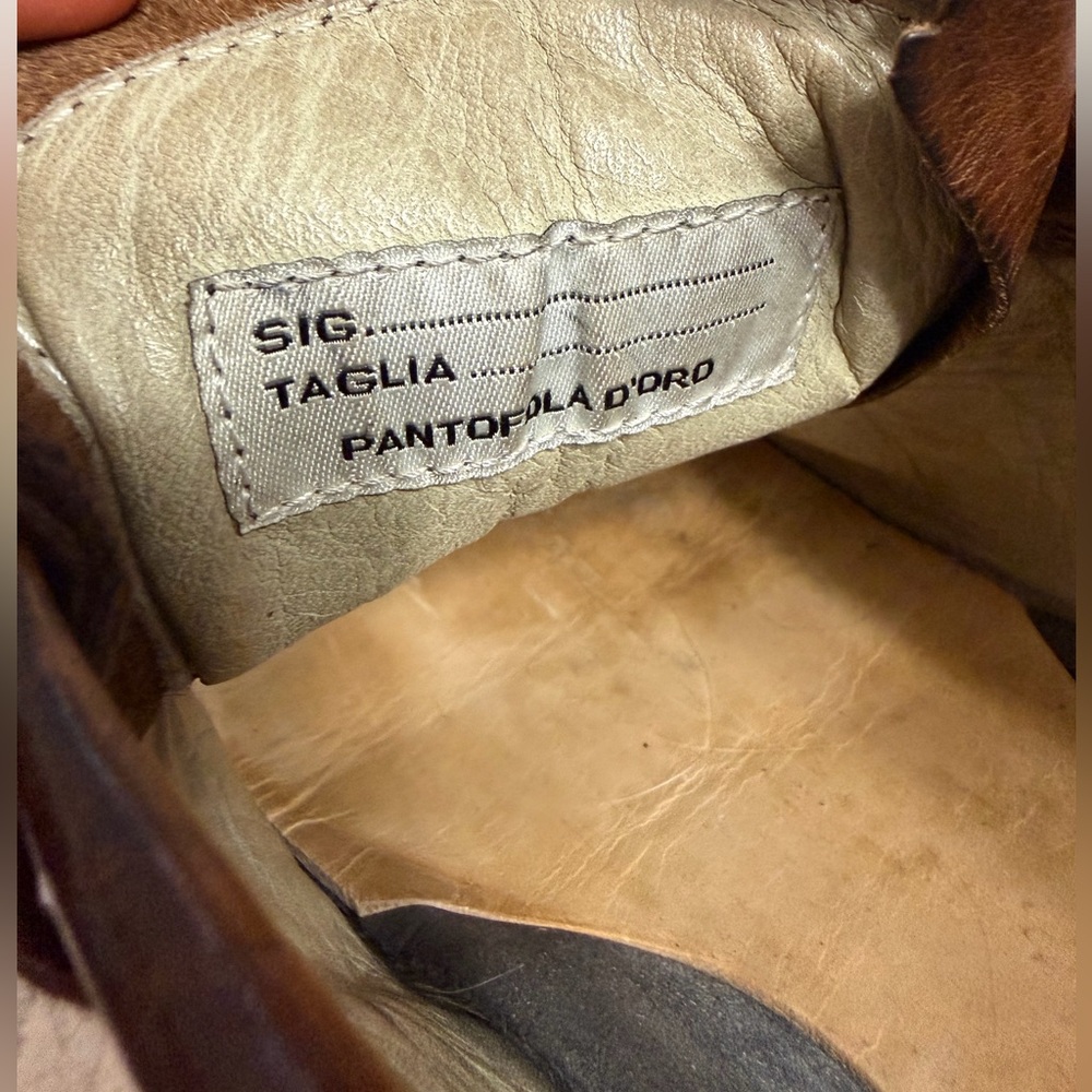 $400 Pantofola D’Oro Superleggera Superstar Extra Classic Leather Shoes 9.5 - Picture 9 of 10